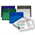 Business Card Envelope W/ Velcro Closure & Smooth Finish